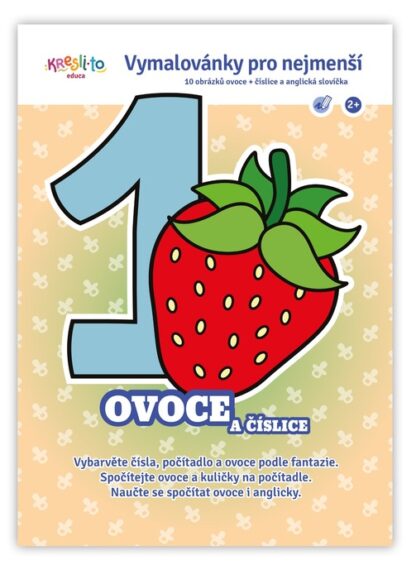 Vymalovánky Ovoce a číslice